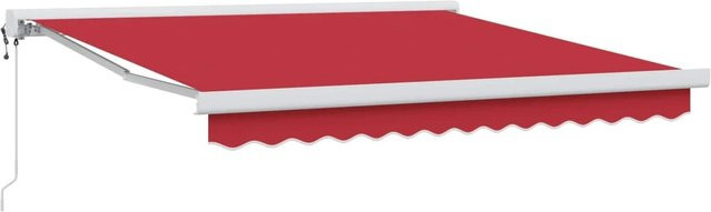 vidaXL Markise Rot aus Polyester und Aluminium B/H: 300 x 250 cm - Bild 1