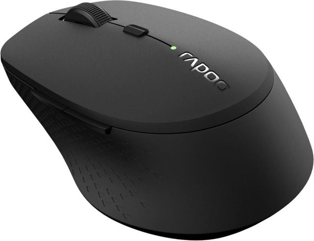 Rapoo M300 Multi-Mode Wireless Maus mit Bluetooth und RF, Silent, 1600 DPI, Dunkelgrau oder Grün - Bild 1