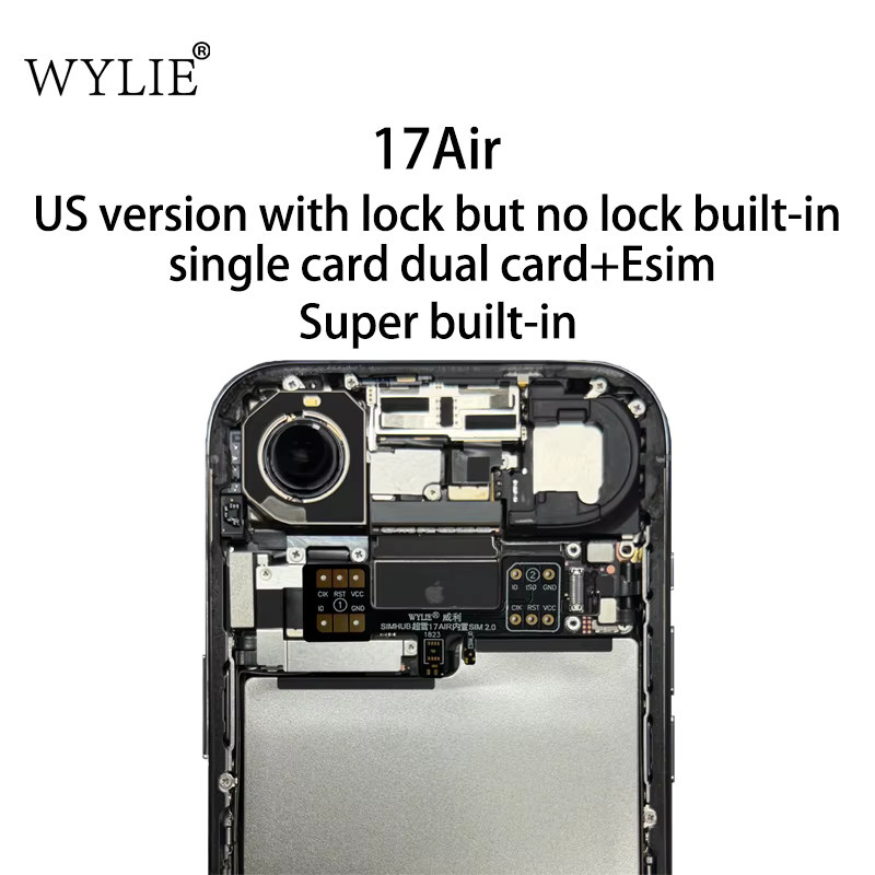 WYLIE eSIM-Konvertierungslösung für iPhone 17 Air zur Integration von MEP Single-SIM-Karten mit Super Snow IC für Reparaturzwecke - Bild 2