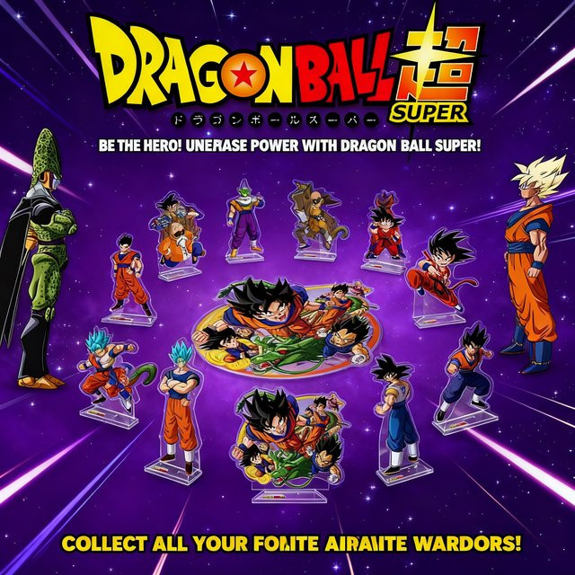 Bandai Dragon Ball Acryl-Ständer, Anime-Figur, Kunststoff, Bunt / Mehrfarbig - Bild 1