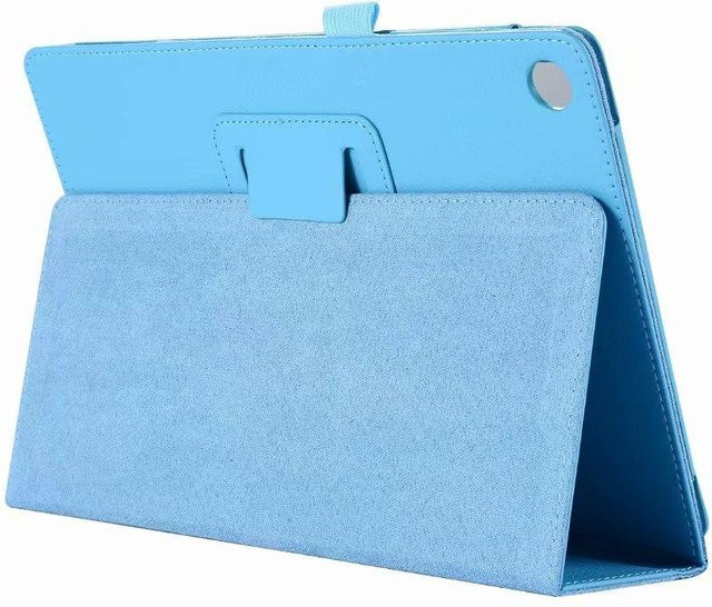 Lenovo Tab 4 8 Plus TB-8704N Tablet Hülle aus PU-Leder mit Standfunktion in Himmelblau - Bild 1