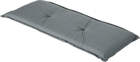 MADISON Bankauflage Basic in Grau, wetterfest und UV-beständig, Breite: 120 cm, Tiefe: 48 cm, Höhe: 6 cm - Bild 1