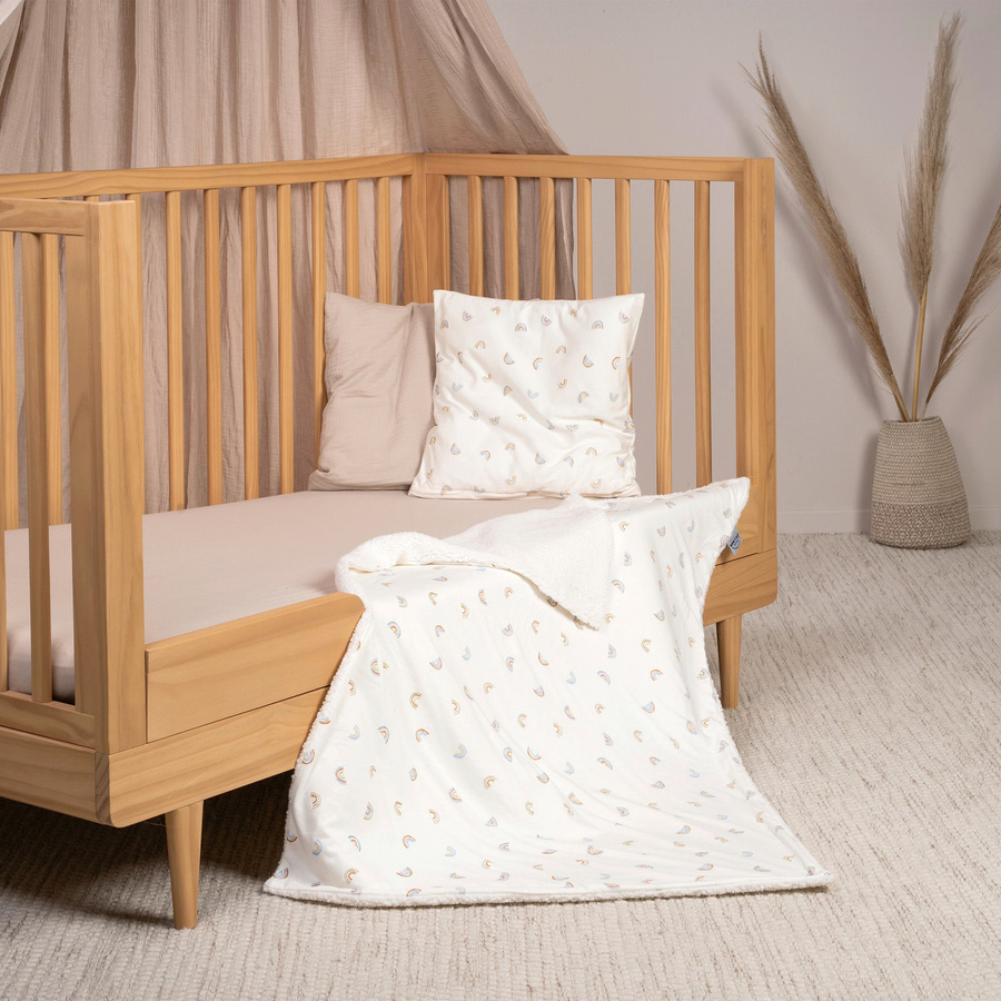 Julius Zöllner Babydecke Winter Jersey in Weiß, B/H: 70 x 100 cm - Bild 2