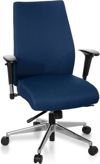 hjh OFFICE Profi Bürostuhl PRO-TEC 250 mit Armlehnen aus Stoff und Höhenverstellung - Bild 1