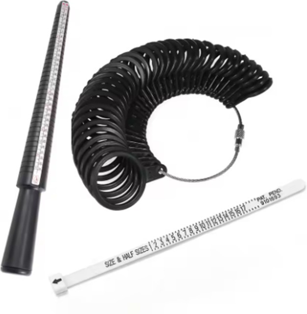 Ring-Messwerkzeug, flexibles Maßband, Ringgröße - Bild 1