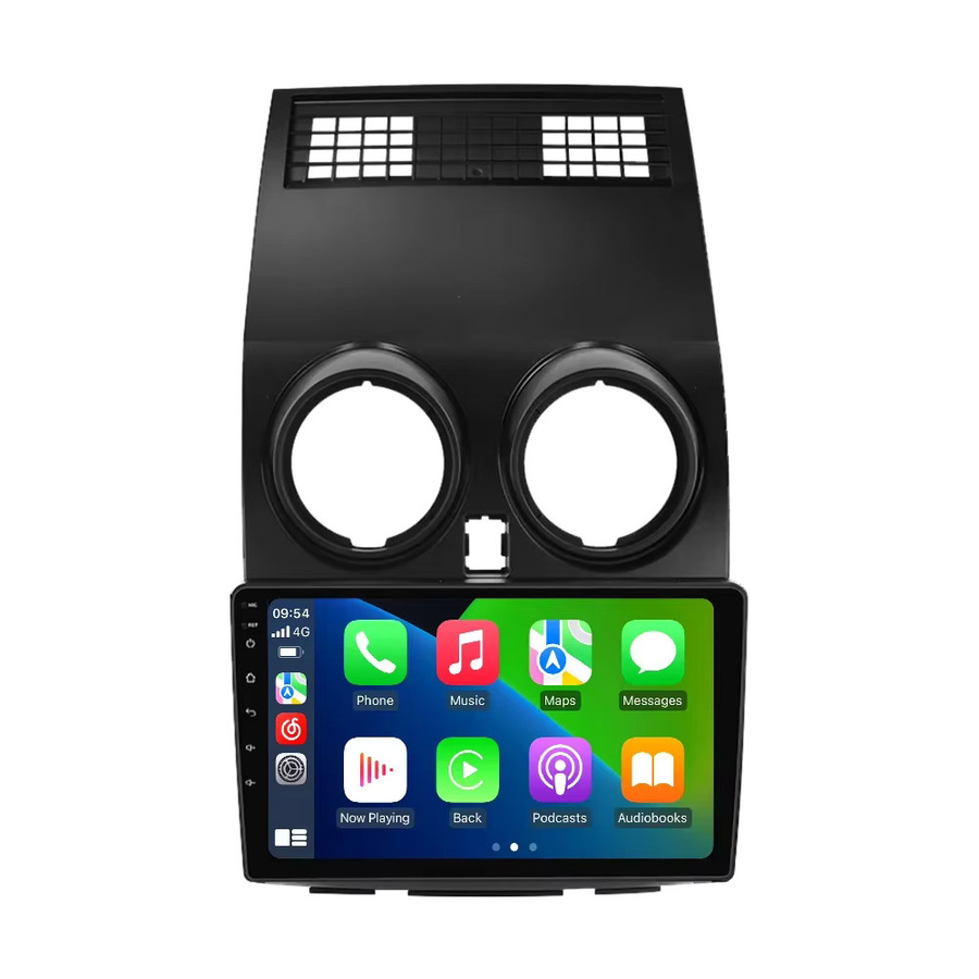 STRONGNAVI 9 Zoll 2 Din Autoradio mit Wireless Carplay und Android Auto, Multimedia Player mit GPS und FM, Schwarz, passend für Nissan Qashqai J10 2006-2013 - Bild 6