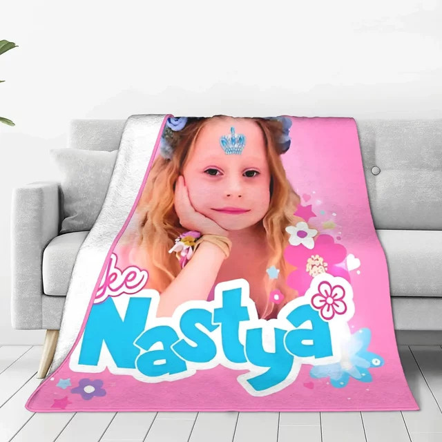 Wie Nastya Fleecedecke für alle Jahreszeiten als leichte Überwurfdecke für Bett und Couch - Bild 1