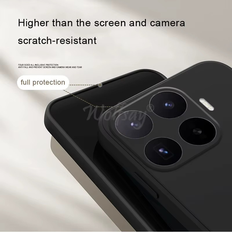 Sturzsichere Silikon-Schutzhülle für Xiaomi 17T Pro in Schwarz und Grün - Bild 3