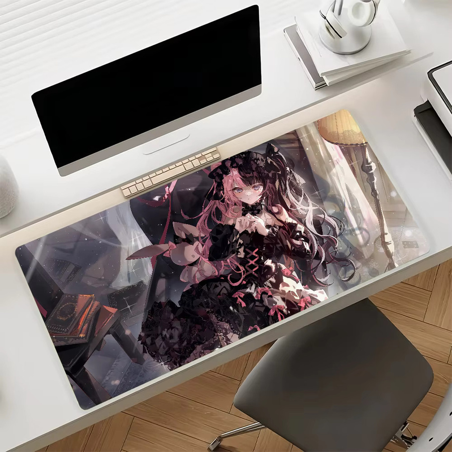 Vtuber H-Hinano T-Tachibana Mauspad in Multicolour, rutschfeste Gamer-Schreibtischunterlage für Laptop und Büro - Bild 6