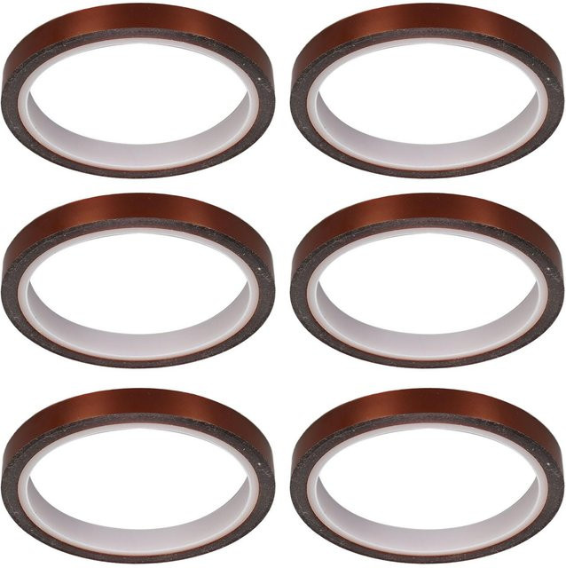 GoolRC Hitzebeständiges Polyimid Klebeband für Sublimation in Grau, 6 Stück, Breite: 0,6 cm - Bild 1