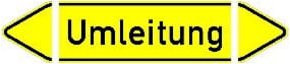 ADCO Umleitung mit Wechselspitze in Gelb aus Aluminium B/H: 140 x 35 cm - Bild 1