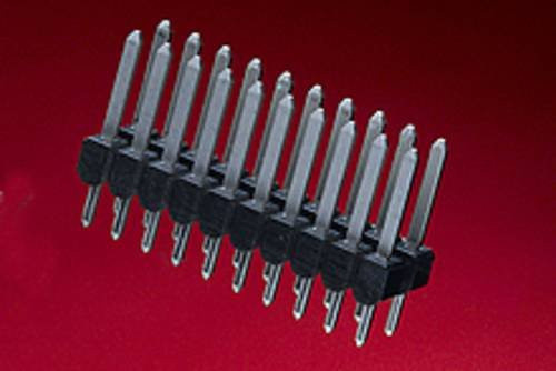 Molex Stiftleiste Standard 2 Reihen Schwarz 757575101 Tube - Bild 1