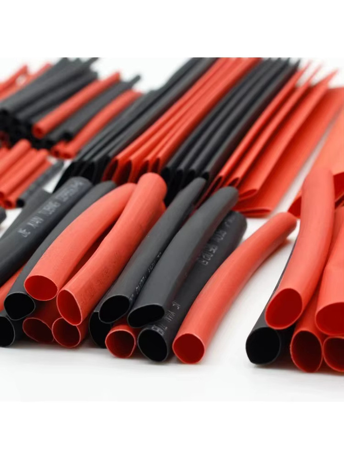 328-teiliges Set bunte Schrumpfschläuche 2:1 aus Polyolefin für Kabelreparaturen und DIY-Projekte, Mehrfarbig - Bild 4