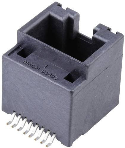 Molex 855105028 T.E SMT Jack Buchse mit Lötstellen in Schwarz, 8-polig - Bild 1