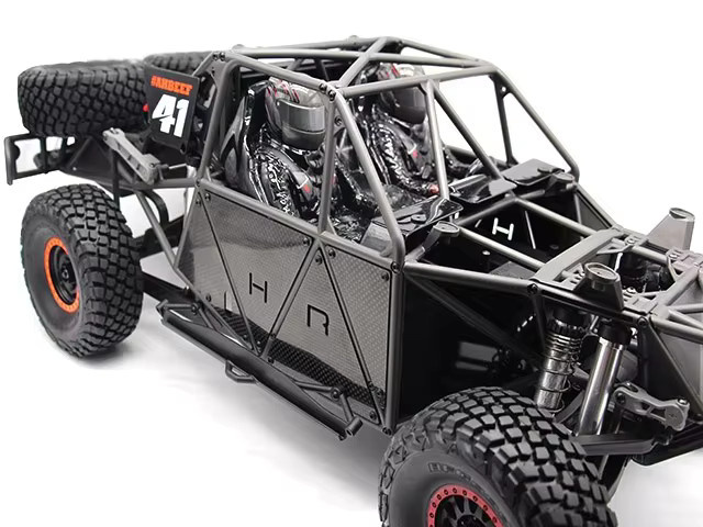 Hot Racing Karosserie-Schutzplatte aus Kohlefaser, Schwarz, Zubehör - Bild 2