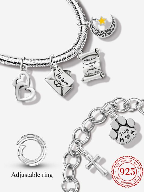 Anhänger 925 Silber, Vintage, Perle, Unisex - Bild 1