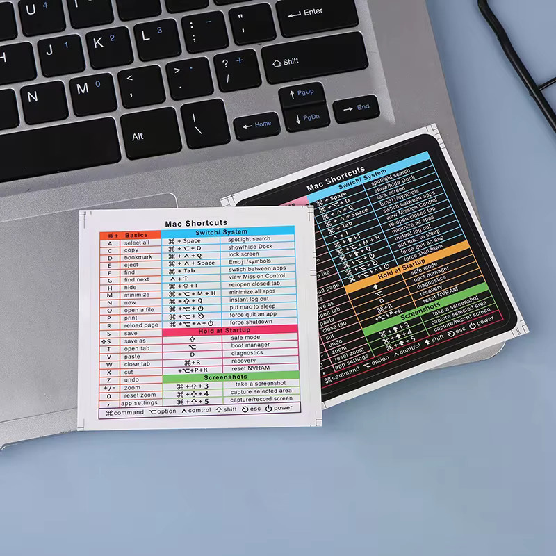2 Stück selbstklebende Tastatur Shortcut Aufkleber für Windows und Word als schnelle Referenzhilfe - Bild 3