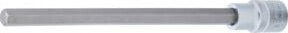BGS Bit-Einsatz 4279 in Silber, Länge: 200 mm, Antrieb Innenvierkant: 12,5 mm (1/2"), Innensechskant: 10 mm - Bild 1