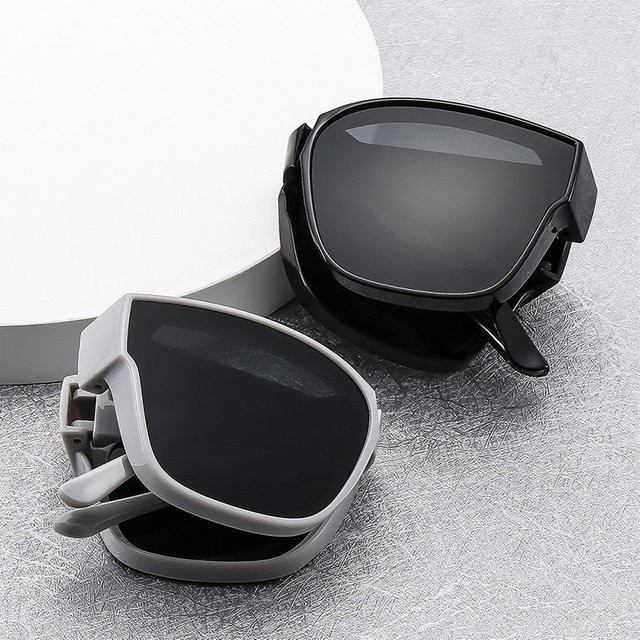 CHUANCHEN Korrektions-Sonnenbrille, Unisex, Vollrand, Square, Schwarz, Kunststoff - Bild 1
