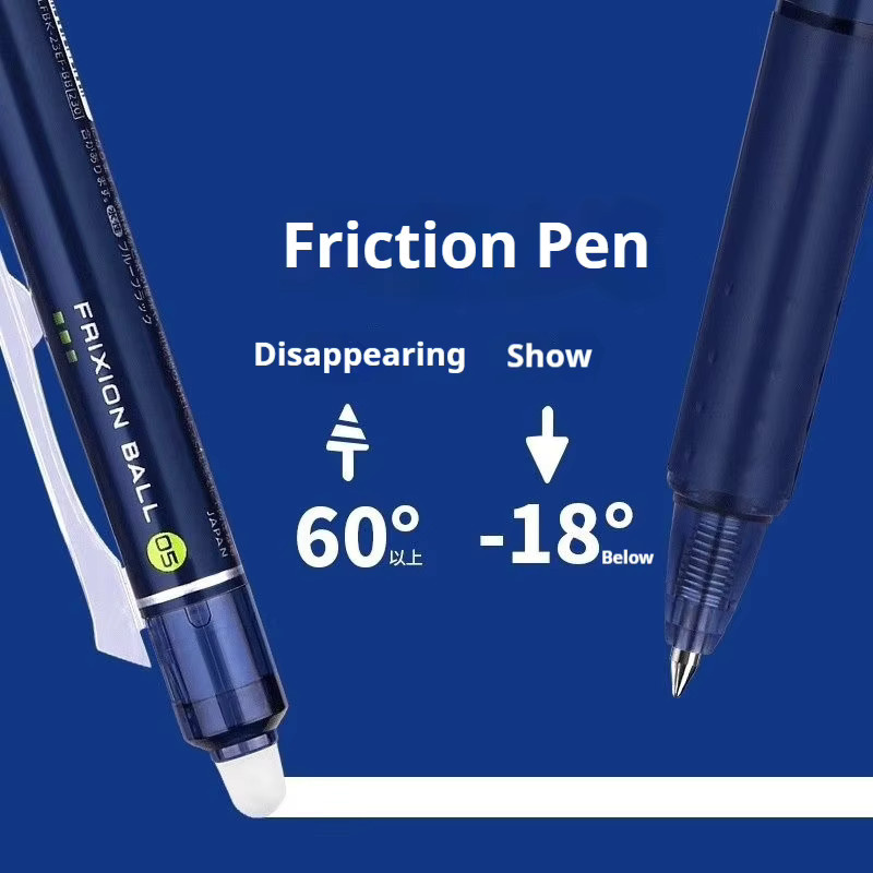 PILOT Frixion Ball Knock löschbare Gelstifte mit 0,5 mm Spitzengröße, nachfüllbar, Farben: Blau und Mehrfarbig - Bild 5