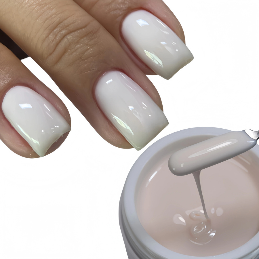 MSHARE Milchiges Eis Nagelgel, 50g, glänzend - Bild 2