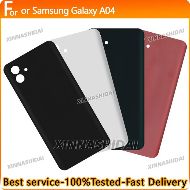 Samsung Galaxy A04 Akku-Rückabdeckung Ersatz-Set in Schwarz und Grün - Bild 1
