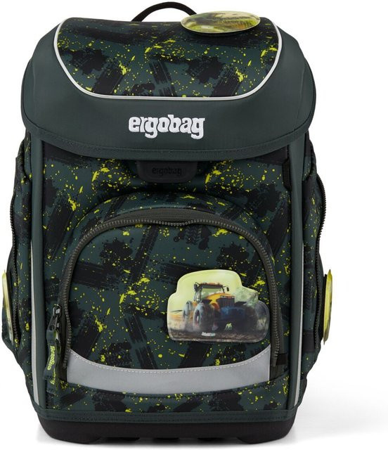 ergobag cubo Schulranzen 5-teiliges Set MähdreschBär Kollektion 2026 grün - Bild 1