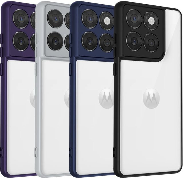 EUCAGR stoßfeste transparente Handyhülle für Motorola Moto Edge 70X70 Air, Moto G06, G56 und G86 mit Anti-Drop Matte Hard PC Back Cover - Bild 1