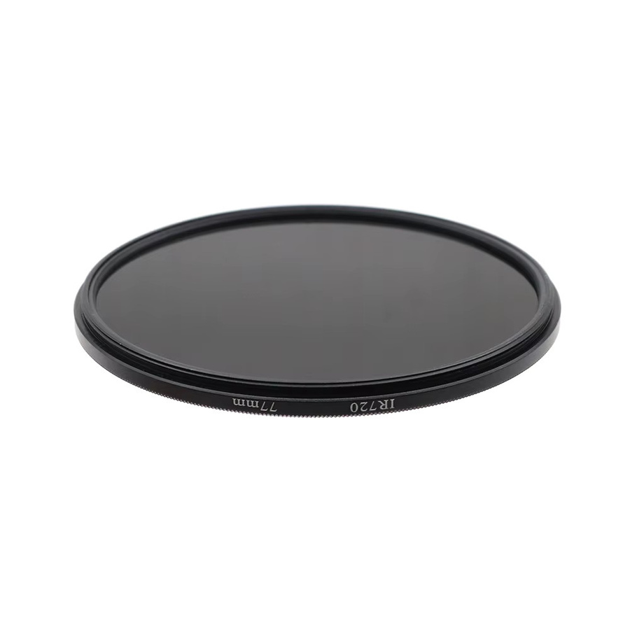 Infrarot-IR-Filter für SLR und DSLR Kameraobjektive in Schwarz, erhältlich in den Durchlasswellenlängen 720nm, 760nm, 850nm und 950nm, Durchmesser: 46mm, 49mm, 52mm, 58mm, 62mm, 67mm, 72mm oder 77mm - Bild 2