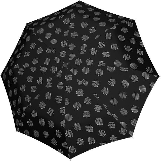Doppler Fiber Magic Soul Regenschirm in Schwarz - Bild 1