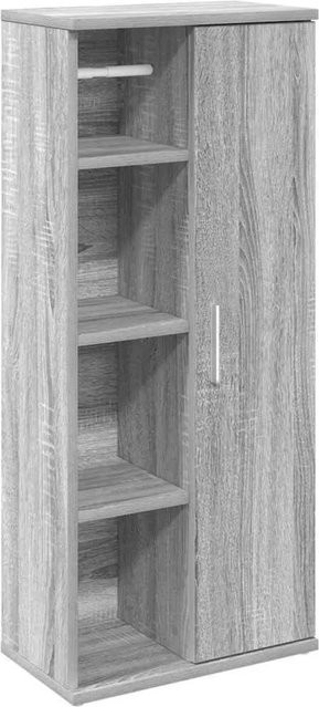 vidaXL Badezimmerschrank in Grau Sonoma mit Rollenhalter, B/T/H: 39 x 22 x 90 cm - Bild 1