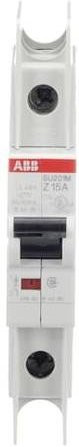 ABB SU201M-Z15 Leitungsschutzschalter 15A 277V in Weiß - Bild 1