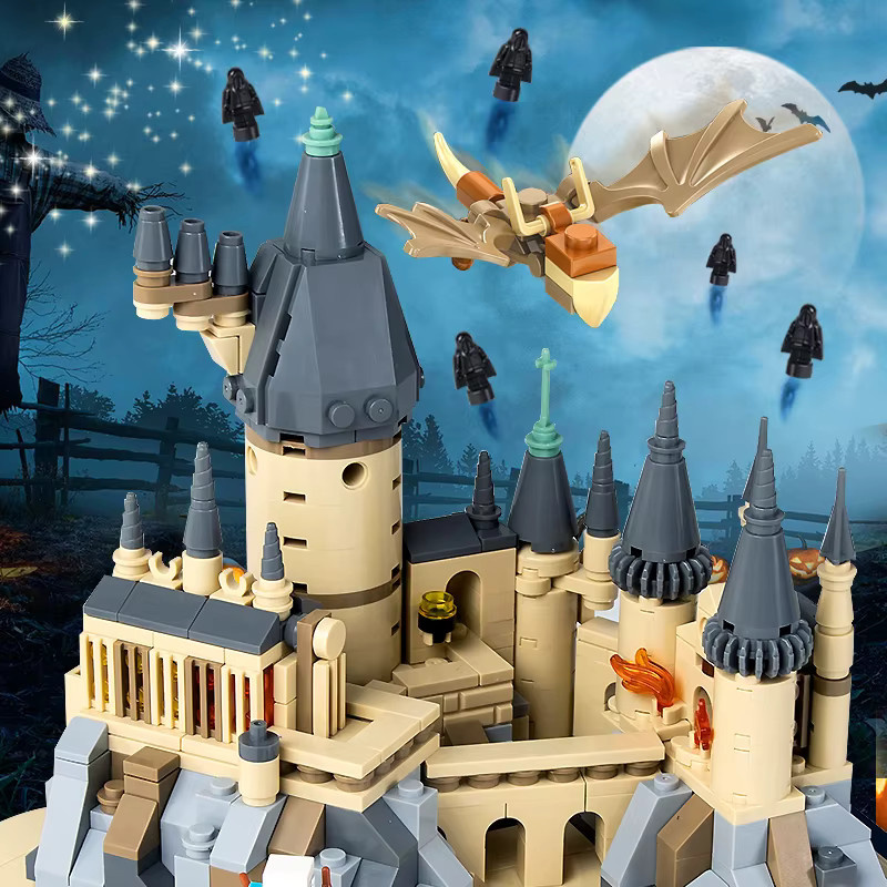 MJ BLOCK Secrets Castles Bücher Fliegendes Auto Schlangen Dementoren Drachen, Bausteine, Set / Bundle - Bild 4