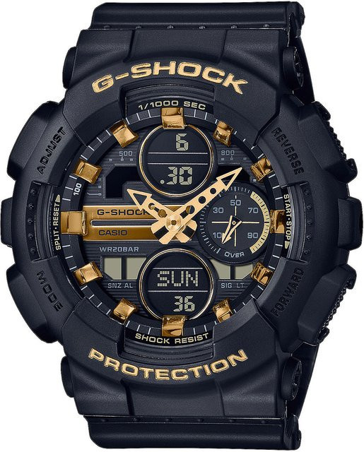 Casio G-Shock Armbanduhr, Quarz, Kunststoff, Schwarz, 46 mm, Herren - Bild 1