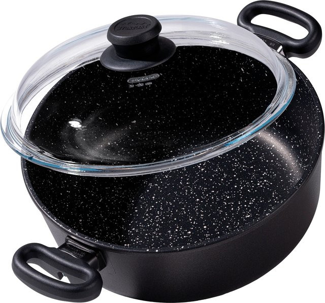 Stoneline Kochtopf mit Deckel Schwarz Durchmesser: 26 cm - Bild 1