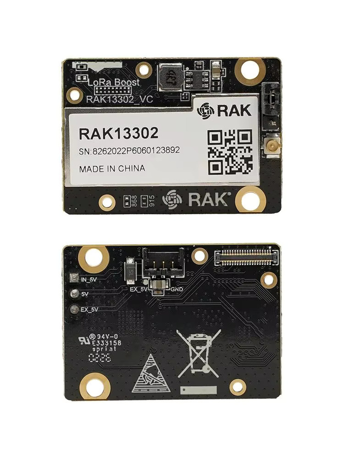 RAK13302 LoRa 1W Modul mit SX1262 und SKY66122 Booster in Schwarz - Bild 3