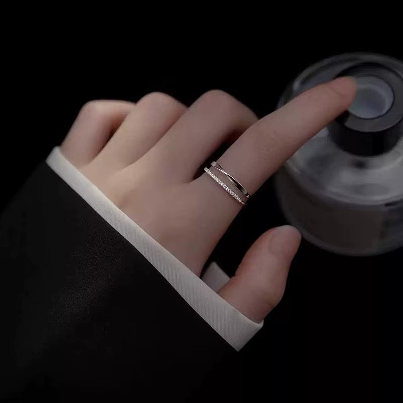 Huitan Ring, Silber, Zirkonia, Damen - Bild 2