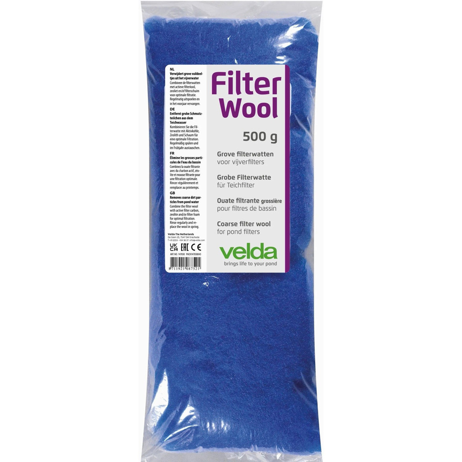 Velda Teich Filterwatte Pond Filter Wool Blau Grob 500 g - Bild 2
