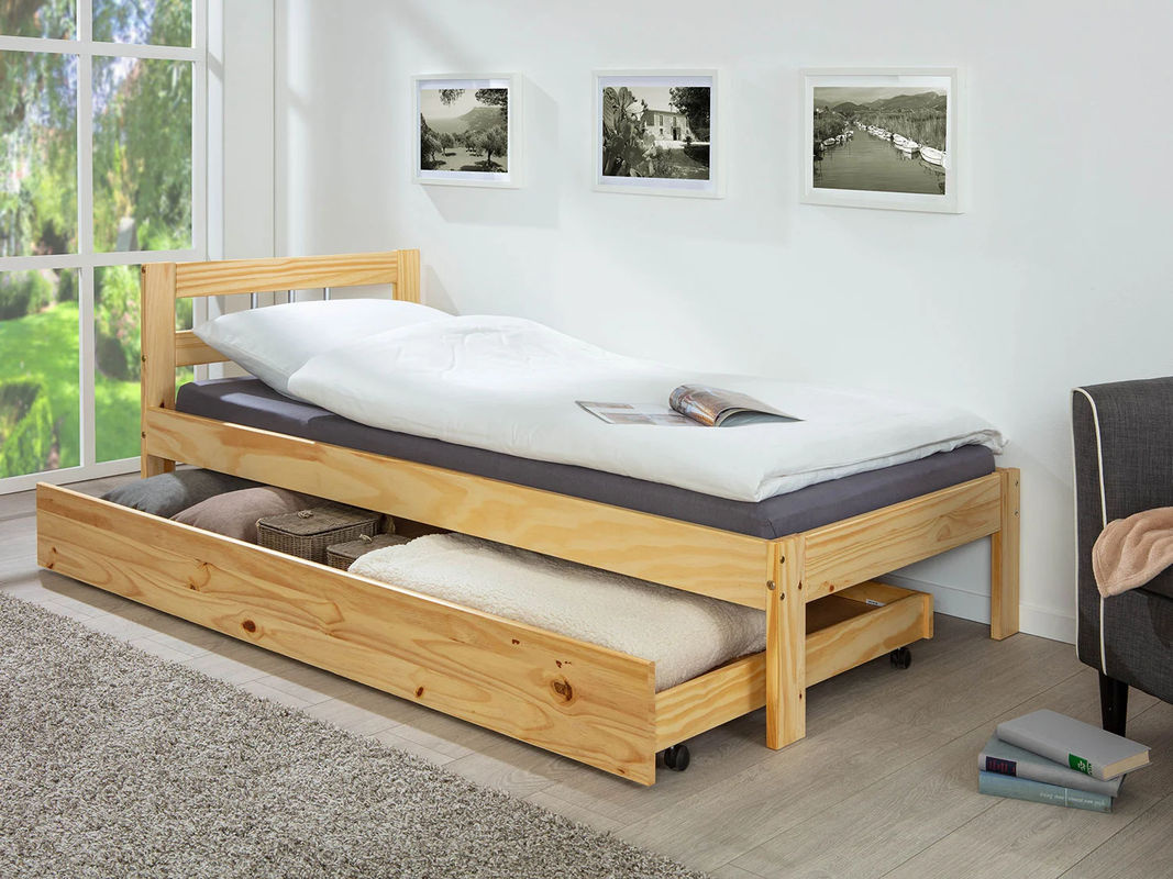Inter Link Bett Jana aus Kiefer Massivholz in Braun, B/L: 90 x 200 cm - Bild 2