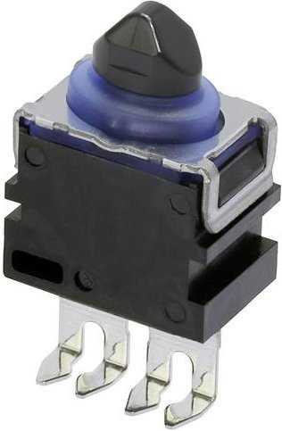 Omron Mikroschalter D2EW-A03D 12 V/DC 0.1A Schwarz IP67 - Bild 1