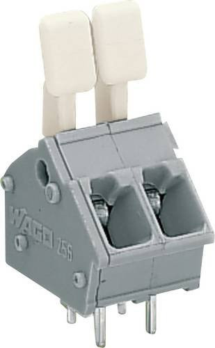 WAGO 256-405/333-000 Leiterplattenklemme grau, 160 Stück - Bild 1