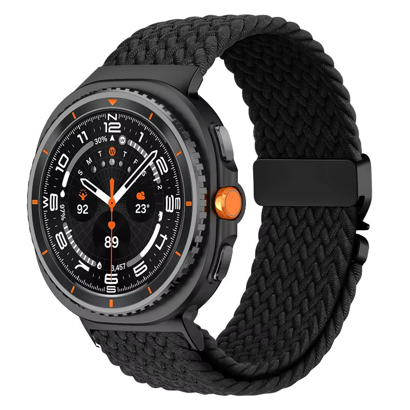 CAOWTAN Uhrenarmband Textil/NATO, Schwarz, Unisex - Bild 4