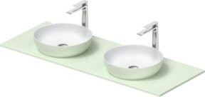 Duravit Konsolenwaschtisch Sivida in Grün, B/T: 135 x 50 cm - Bild 1