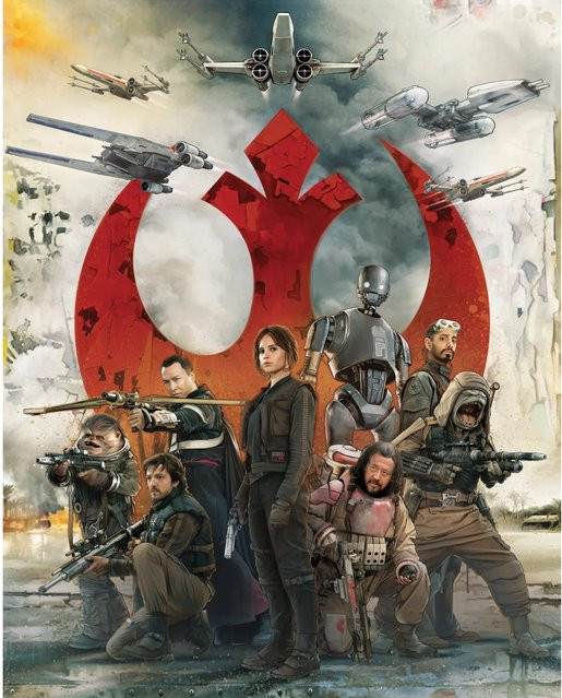 Komar Fototapete Vlies Star Wars Rebels Multicolor B: 250 cm, H: 200 cm - Bild 1