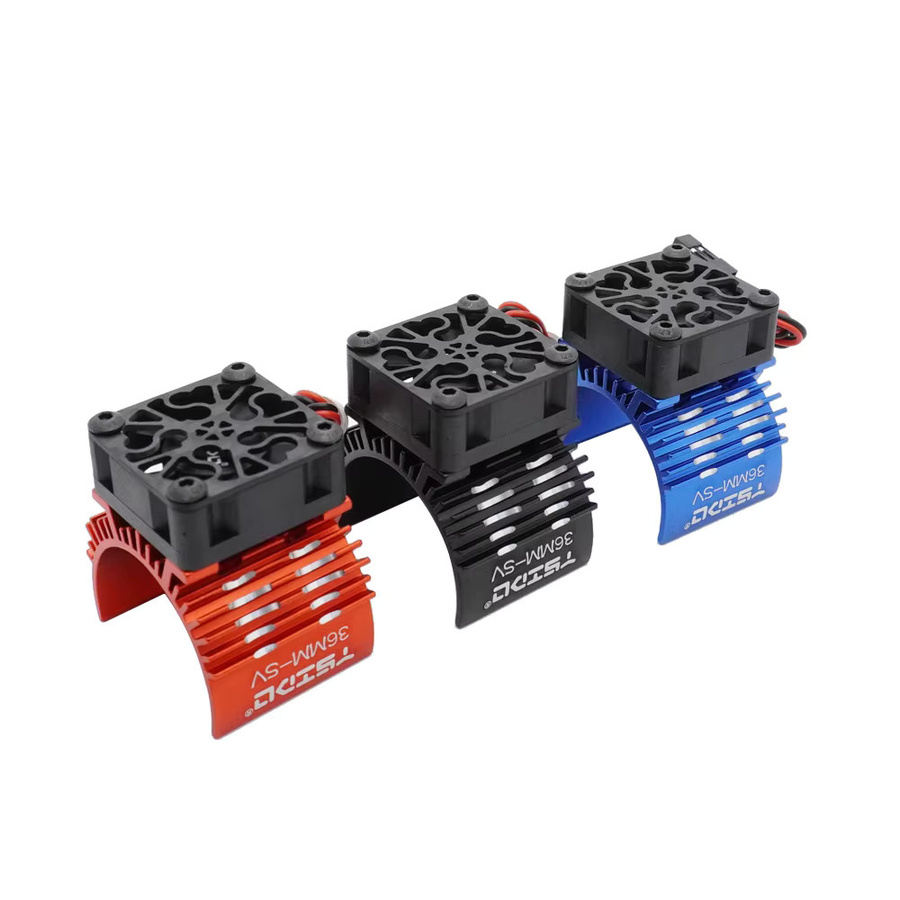 YSIDO Einzel-/Doppelkühlventilatoren Kühlkörper, Blau, Metall, Zubehör - Bild 2