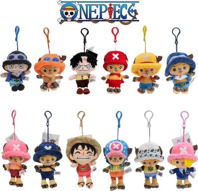 ONE PIECE Plüsch-Anhänger Luffy, Puppe, 12cm - Bild 1