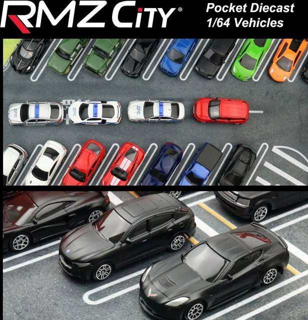 RMZcity Sportwagen, Modellauto, 1:64, Metall, Rot - Bild 1