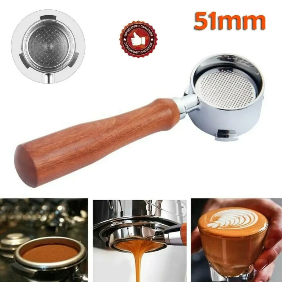 DeLonghi Bodenloser Filter 51 mm in Silber für Kaffeemaschinen EC680 und EC685 - Bild 3