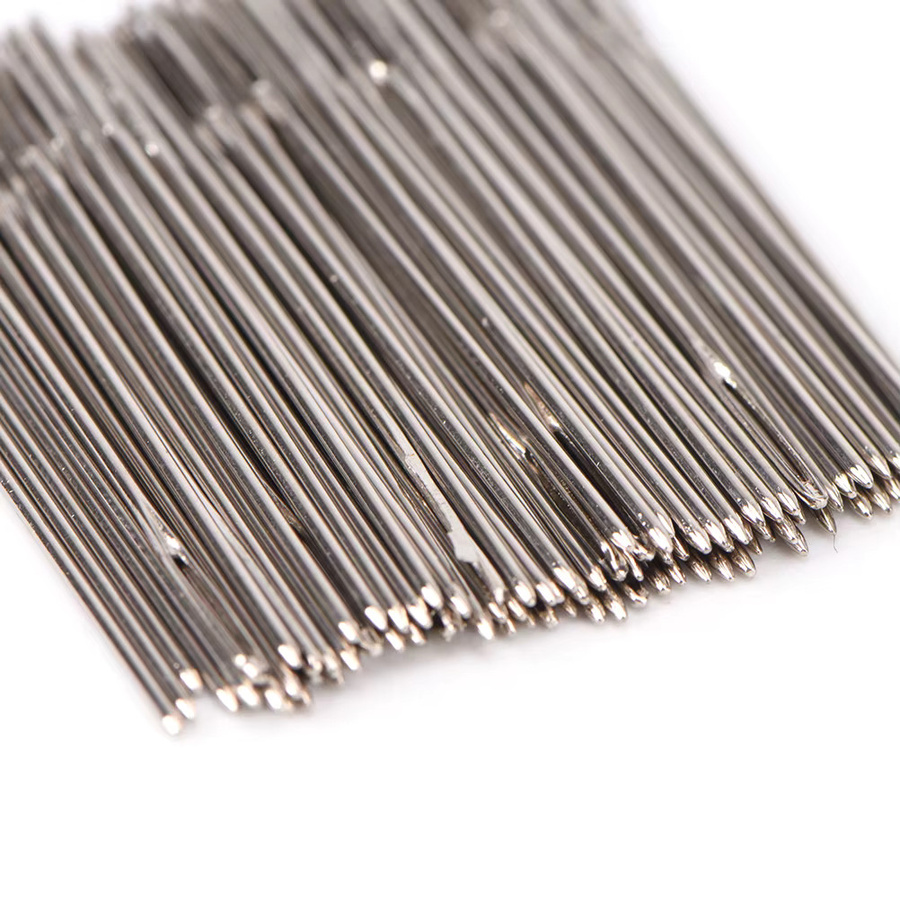 100 Stück goldene Metall-Nähnadeln für Handarbeit und Kreuzstich - Bild 2