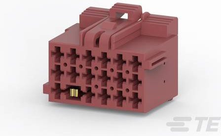 TE Connectivity Leiterplattensteckverbinder mit 17 Polen und 5mm Rastermaß 1241581-2 - Bild 1
